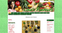 Desktop Screenshot of linasflavours.com